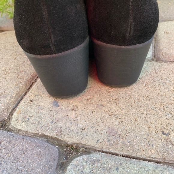 H By Halston Liz Wedge Winter Snow Boot Black Suede NEW 8.5 - Picture 4 of 12